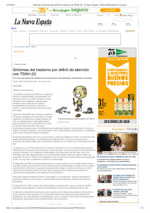 Síntomas del trastorno por déficit de atención con TDAH (II)