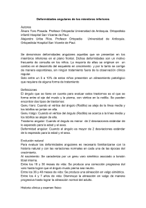 Deformidades angulares en niños