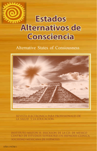 Estados Alternativos de Consciencia - Instituto Milton H. Erickson de