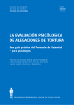 LA EVALUACIÓN PSICÓLOGICA DE ALEGACIONES DE TORTURA