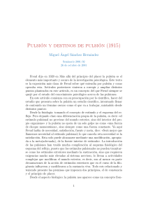 Pulsión y destinos de pulsión (1915)