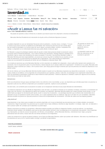 Acudir a Lassus fue mi salvaci&oacute;n (La Verdad de Albacete)