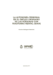 la autonomía personal en el empleo ordinario de - fundación