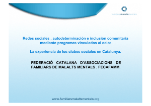 Redes sociales , autodeterminación e inclusión comunitaria