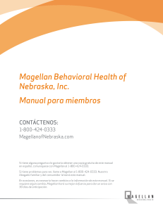 Magellan Behavioral Health of Nebraska, Inc. Manual para miembros