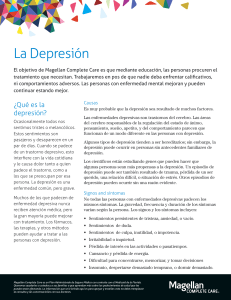 La Depresión - Magellan Complete Care