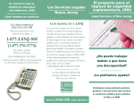 SSI Brochure in Spanish - Legal Services of New Jersey