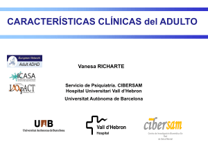 Caracter&iacute;sticas cl&iacute;nicas del TDAH en el adulto F. Mulas Delgado