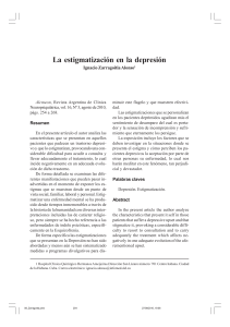 La estigmatización en la depresión