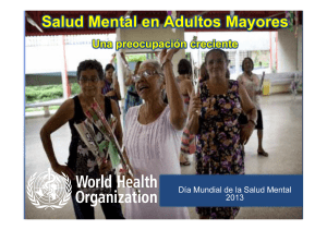 Salud Mental en Adultos Mayores