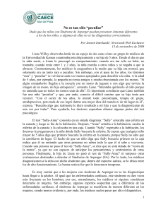 No es tan sólo “peculiar”: Dado que las niñas con Síndrome de