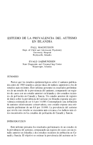 estudio de prevalencia del autismo en islandia