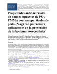 Propiedades antibacteriales de nanocompuestos de PS y PMMA
