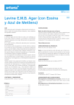 Levine EMB Agar (con Eosina y Azul de Metileno)