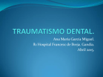 TRAUMATISMO DENTAL.