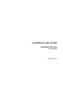 Curriculum - Máster Universitario en Estructuras de Edificación