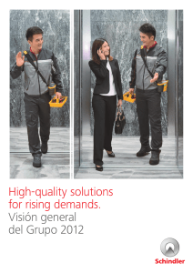High-quality solutions for rising demands. Visión