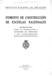 FOMENTO DE CONSTRUCCIÓN DE ESCUELAS NACIONALES