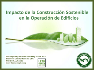 Presentación de PowerPoint - Panama Green Building Council