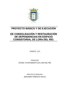 proyecto básico y de ejecución de consolidación y restauración de