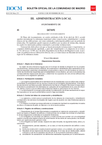 Ordenanza municipal sobre conservaci&oacute;n, rehabilitaci&oacute;n y estado