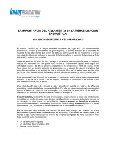 La importancia del aislamiento en la