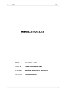 memoria de calculo de estructura