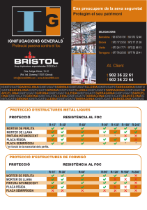 Protecci&oacute; passiva contra el foc