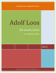 Adolf Loos - Historia de la Arquitectura USPS