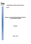 Manual de Configuraciones de Redes y telecomunicaciones