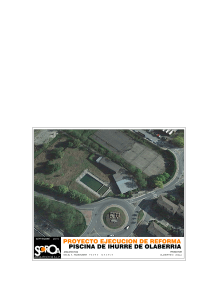 Proyecto ejecución piscinas Ihurre