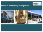 Área de Property Management - cadbe / grupo inmobiliario