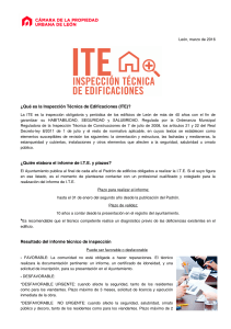 &iquest;Qu&eacute; es la Inspecci&oacute;n T&eacute;cnica de Edificaciones (ITE)? &iquest;Qui&eacute;n
