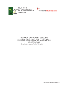 The Four Gardeners Building - Instituto de Arquitectura Tropical