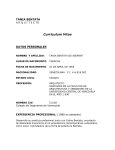 Currículum Vitae - Arquitectura Bentata