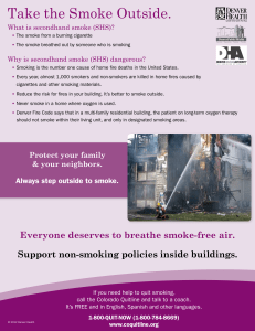 Take the Smoke Outside.