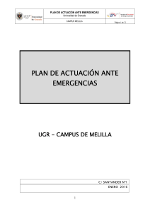 plan de actuación ante emergencias