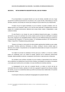SECCION J. NOTAS NORMATIVO-DESCRIPTIVAS