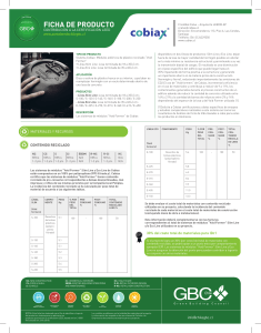 Ficha LEED Cobiax