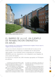 El barrio de la Luz, Un ejemplo de rehabilitación energética en Avilés