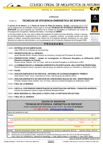 tecnicas de eficiencia energetica de edificios programa