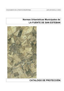 Normas Urbanísticas Municipales de LA FUENTE DE SAN