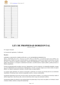 ley de propiedad horizontal
