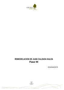 REMODELACION DE JUAN CALZADA KALEA Fase III