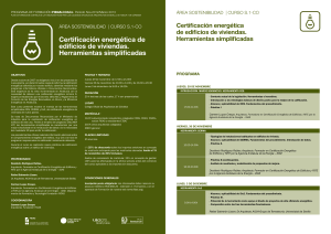 Contenido Curso Certificaci&oacute;n Energ&eacute;tica