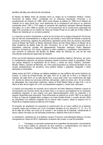 PROYECTO: MUSEO DE BELLAS ARTES DE ASTURIAS