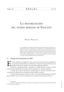 La rehabilitación del Teatro Romano de Sagunto / Manuel Portaceli