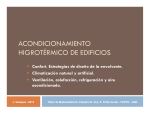 Acondicionamiento higrotermico 2013
