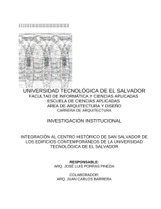 UNIVERSIDAD TECNOLÓGICA DE EL SALVADOR