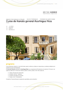 Curso de franc&eacute;s general Azurlingua Niza